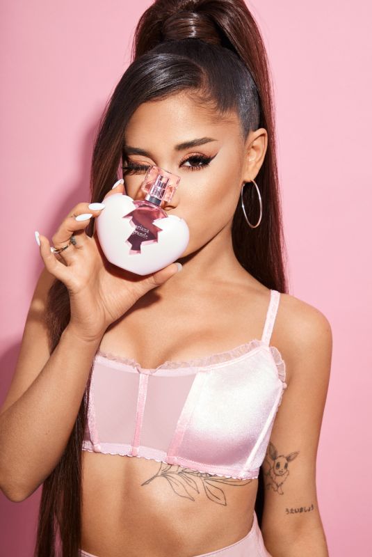 ARIANA GRANDE at a Photoshoot for Her Fragrance, 2019