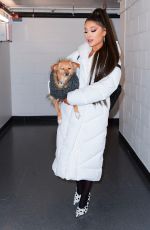 ARIANA GRANDE at Sweetener World Tour Backstage in Charlottesville 11/16/2019