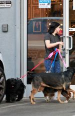 ARIEL WINTER Picks Up Her Dogs at a Salon in Los Angeles 11/04/2019