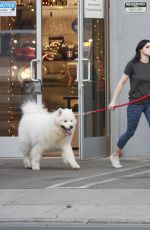 ARIEL WINTER Picks Up Her Dogs at a Salon in Los Angeles 11/04/2019