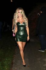 ASHLEY JAMES at a Halloween Party in London 10/31/2019