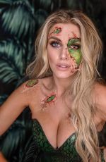 ASHLEY JAMES at a Halloween Party in London 10/31/2019