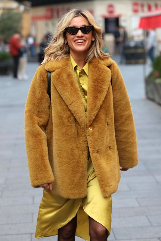 ASHLEY ROBERTS Arrives at Heart Radio in London 11/06/2019