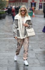 ASHLEY ROBERTS Heading to Pussycat Dolls Rehearsals in London 11/28/2019