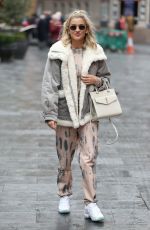 ASHLEY ROBERTS Heading to Pussycat Dolls Rehearsals in London 11/28/2019