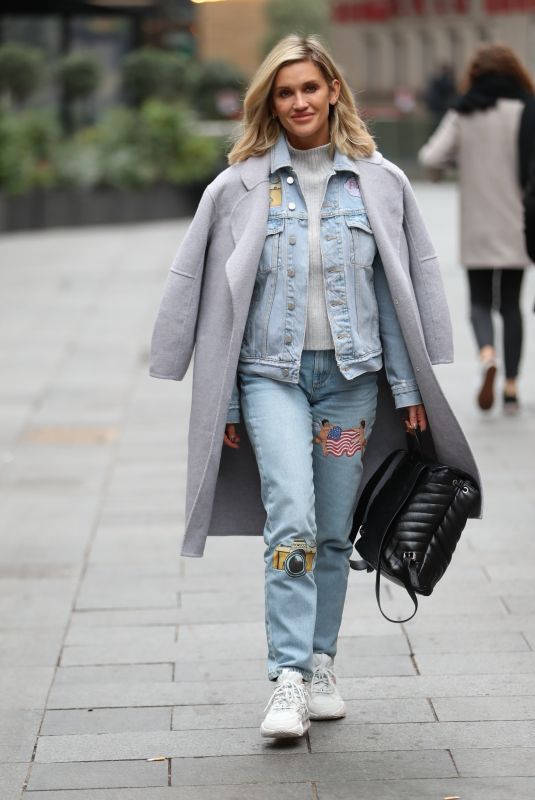 ASHLEY ROBERTS in Denims Out in London 11/19/2019