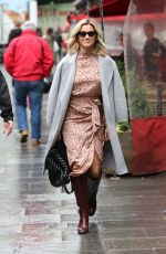 ASHLEY ROBERTS Leaves Heart Radio in London 11/01/2019