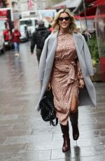 ASHLEY ROBERTS Leaves Heart Radio in London 11/01/2019