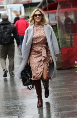 ASHLEY ROBERTS Leaves Heart Radio in London 11/01/2019