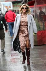 ASHLEY ROBERTS Leaves Heart Radio in London 11/01/2019