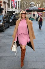 ASHLEY ROBERTS Leaves Heart Radio in London 11/08/2019