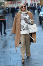 ASHLEY ROBERTS Leaves Heart Radio in London 11/18/2019