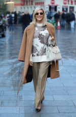 ASHLEY ROBERTS Leaves Heart Radio in London 11/18/2019