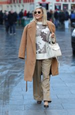 ASHLEY ROBERTS Leaves Heart Radio in London 11/18/2019