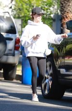 ASHLEY TISDALE Leaves Her Home in Los Angeles 10/31/2019