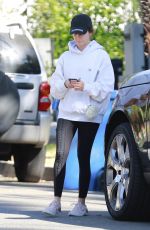 ASHLEY TISDALE Leaves Her Home in Los Angeles 10/31/2019