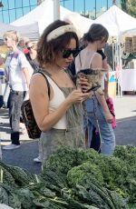 ASHLEY TISDALE Shopping at Farmers Market in Los Angeles 11/10/2019