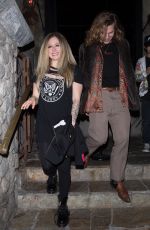 AVRIL LAVIGNE at G-Eazy at Jamil Davis