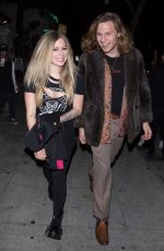 AVRIL LAVIGNE at G-Eazy at Jamil Davis