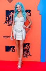 BECCA DUDLEY at MTV Europe Music Awards in Seville 11/03/2019