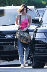 BELLA and GIGI HADID Arrives at Hailey Bieber