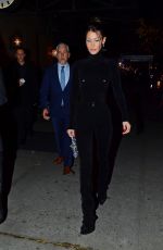 BELLA HADID Arrives at Cfda & Vogue Fashion Fund Awards in New York 11/04/2019