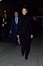 BELLA HADID Arrives at Cfda & Vogue Fashion Fund Awards in New York 11/04/2019