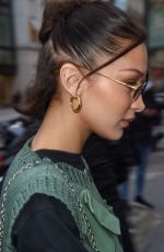 BELLA HADID Arrives at Her Hotel in Paris 11/14/2019