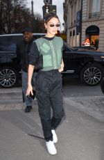 BELLA HADID Arrives at Her Hotel in Paris 11/14/2019