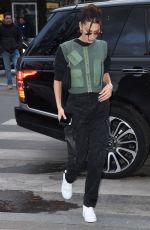 BELLA HADID Arrives at Her Hotel in Paris 11/14/2019