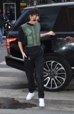 BELLA HADID Arrives at Her Hotel in Paris 11/14/2019