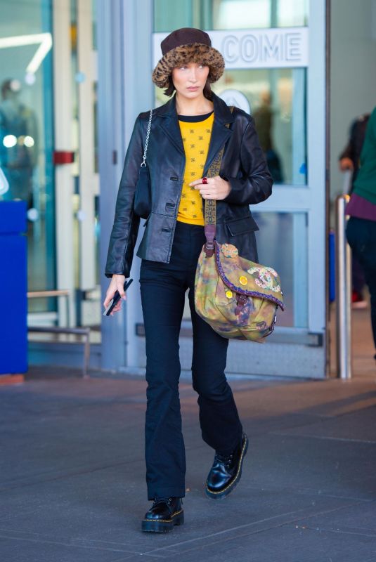 BELLA HADID at JFK Airport in New York 11/16/2019