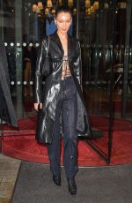 BELLA HADID Leaves Royal Monceau Hotel in Paris 11/15/2019