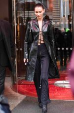BELLA HADID Leaves Royal Monceau Hotel in Paris 11/15/2019