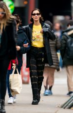 BELLA HADID Out and About in New York 11/27/2019