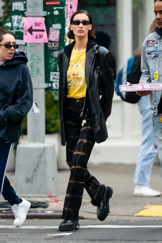 BELLA HADID Out and About in New York 11/27/2019