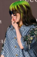 BILLIE EILISH at 2019 Lacma Art + Film Gala Presented by Gucci in Los Angeles 11/02/2019