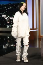BILLIE EILISH at Jimmy Kimmel Live 11/21/2019