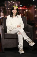 BILLIE EILISH at Jimmy Kimmel Live 11/21/2019