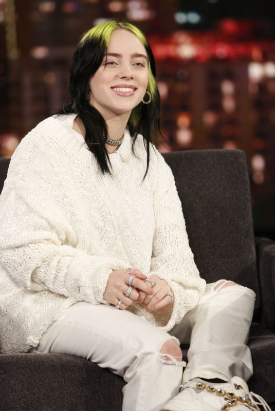 BILLIE EILISH at Jimmy Kimmel Live 11/21/2019