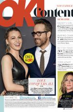 BLAKE LIVELY and Ryan Reynolds in Ok! Magazine, November 2019