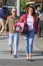 BLANCA BLANCO and John Savage Out with Their Bunny in Beverly Hills 11/22/2019