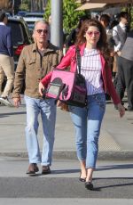 BLANCA BLANCO and John Savage Out with Their Bunny in Beverly Hills 11/22/2019