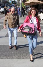 BLANCA BLANCO and John Savage Out with Their Bunny in Beverly Hills 11/22/2019