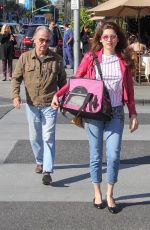 BLANCA BLANCO and John Savage Out with Their Bunny in Beverly Hills 11/22/2019