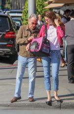 BLANCA BLANCO and John Savage Out with Their Bunny in Beverly Hills 11/22/2019
