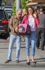 BLANCA BLANCO and John Savage Out with Their Bunny in Beverly Hills 11/22/2019