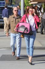 BLANCA BLANCO and John Savage Out with Their Bunny in Beverly Hills 11/22/2019