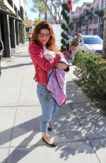 BLANCA BLANCO and John Savage Out with Their Bunny in Beverly Hills 11/22/2019