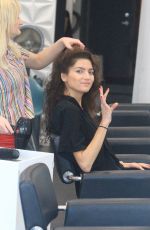 BLANCA BLANCO at a Hair Salon in Beverly HIlls 11/08/2019